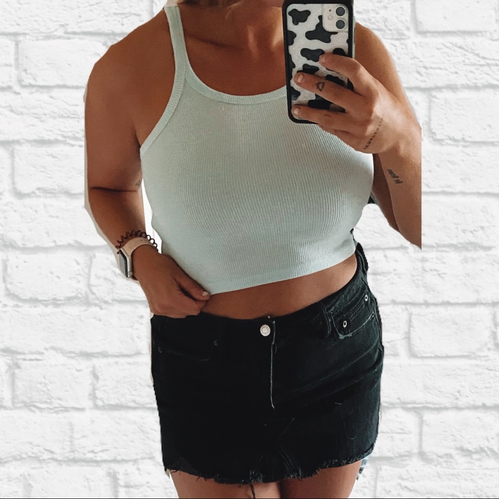 Cute light blue princess polly tank